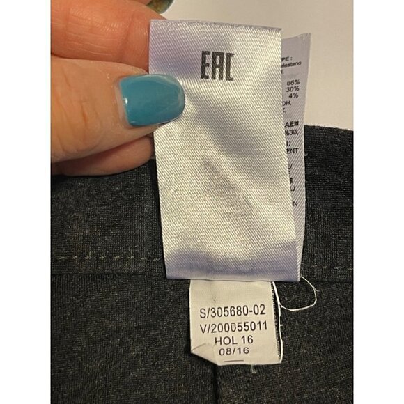 BANANA REPUBLIC  - Straight Leg Grey Slacks/Pants Career Wear Size 14 - Picture 8 of 16